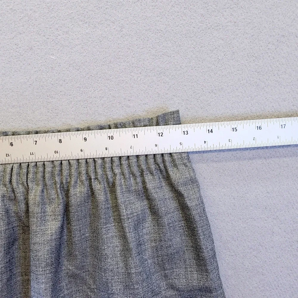 J Crew Gray Pleated Midi Skirt Accordion High Waist Elastic Career Casual Size 0